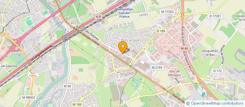 localisation de l'entreprise MONDIAL 98 à LATTES