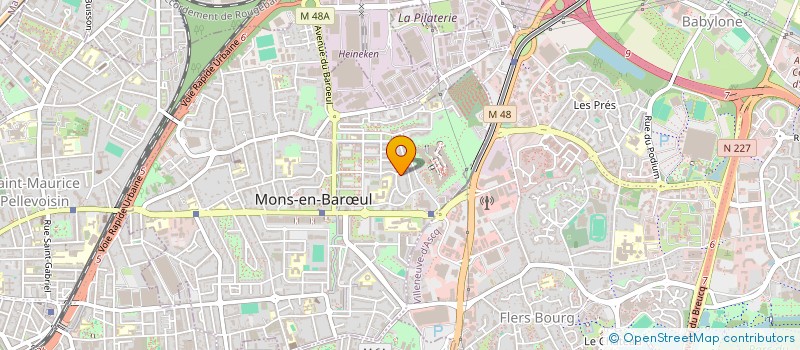 localisation de l'entreprise MONDIAL AMENAGEMENT à MONS-EN-BARŒUL