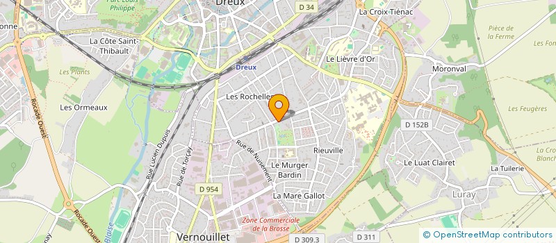 localisation de l'entreprise MONDIAL AUTO 28 à DREUX