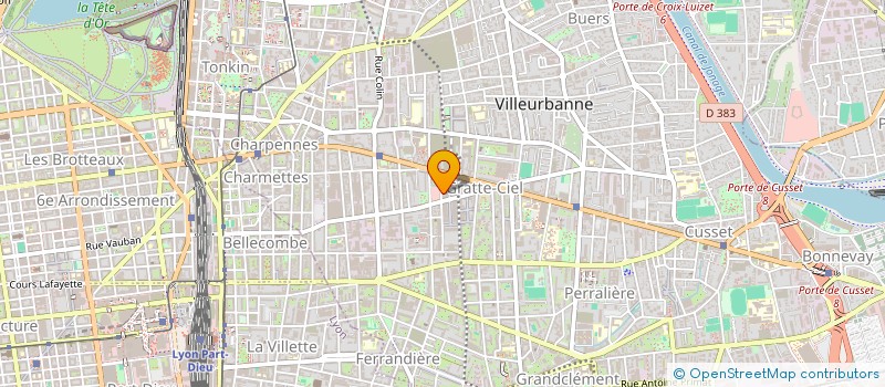 localisation de l'entreprise MONDIAL AUTO DIFFUSION  VILLEURBANNE