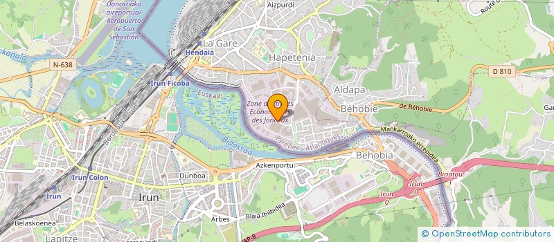 localisation de l'entreprise MONDIAL AUTO64 à HENDAYE