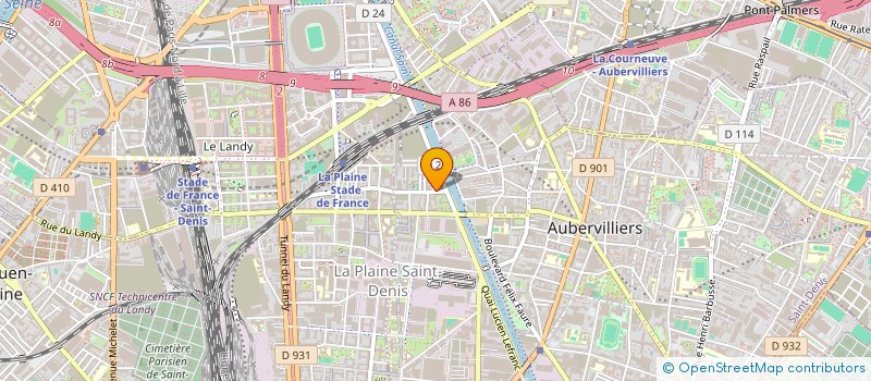 localisation de l'entreprise MONDIAL AUTOMOBILES IMPORT EXPORT à AUBERVILLIERS