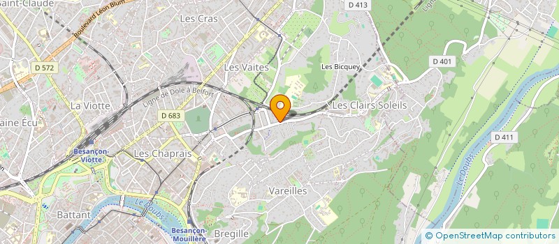 localisation de l'entreprise MONDIAL AUTOS MOTOS  BESANCON