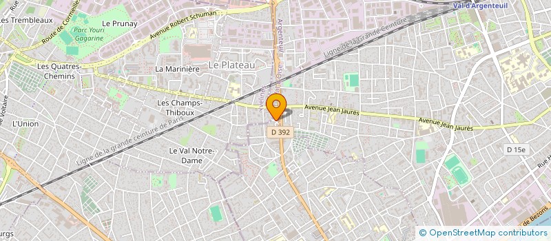 localisation de l'entreprise MONDIAL BAT à BEZONS