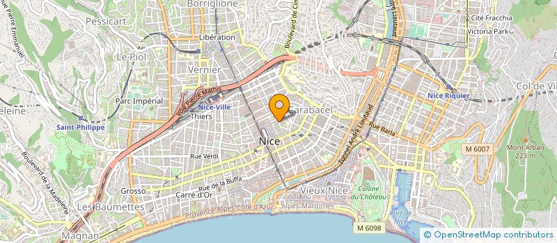 localisation de l'entreprise MONDIAL BAZAR à NICE