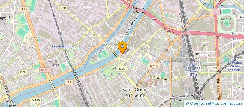 localisation de l'entreprise MONDIAL BUSINESS SERVICE à SAINT-OUEN-SUR-SEINE
