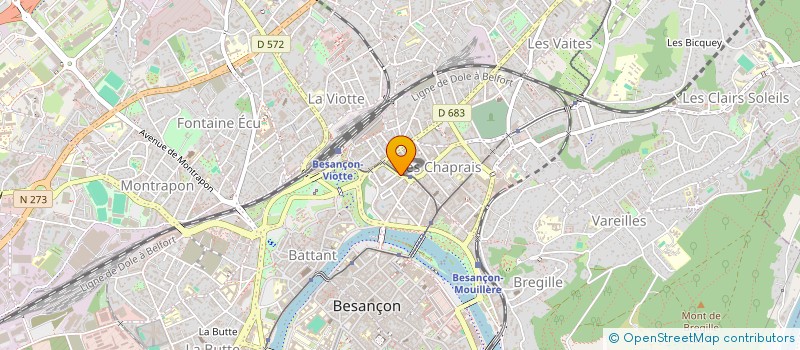 localisation de l'entreprise MONDIAL CAFE à BESANCON