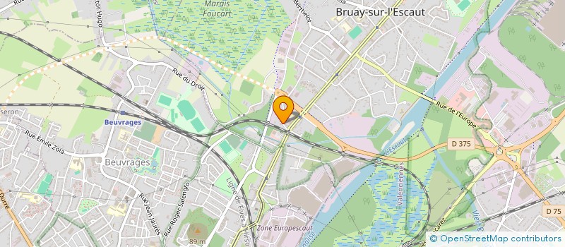 localisation de l'entreprise MONDIAL CARRELAGE à BRUAY-SUR-L'ESCAUT