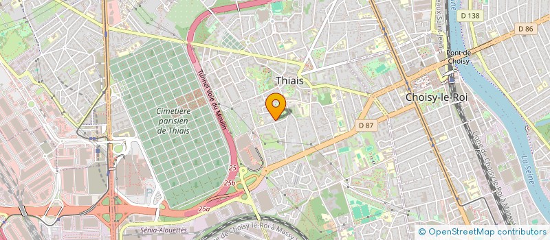 localisation de l'entreprise MONDIAL CARS  THIAIS