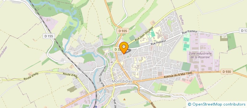 localisation de l'entreprise MONDIAL CARTOUCHE à MONTDIDIER