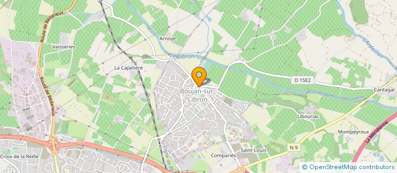 localisation de l'entreprise MONDIAL CASTING  BOUJAN-SUR-LIBRON