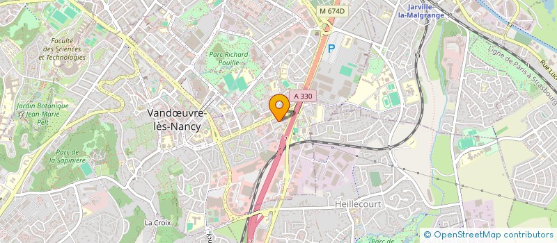 localisation de l'entreprise MONDIAL CHAPE  VANDUVRE-LES-NANCY