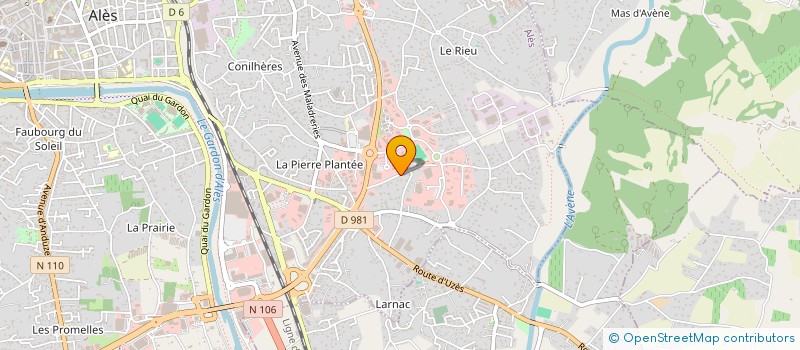 localisation de l'entreprise MONDIAL CHAUFFAGE PLOMBERIE SANIT ART...  ALES