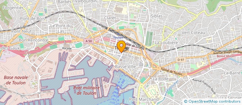 localisation de l'entreprise MONDIAL CLOP TOULON à TOULON