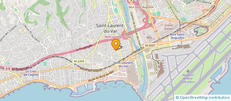 localisation de l'entreprise MONDIAL CONSEIL à SAINT-LAURENT-DU-VAR