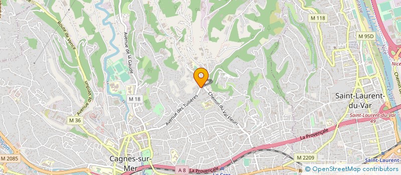 localisation de l'entreprise MONDIAL COOPERATION SERVICE à CAGNES-SUR-MER