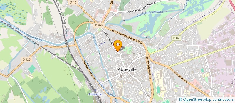 localisation de l'entreprise MONDIAL CYCLES à ABBEVILLE