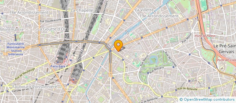 localisation de l'entreprise MONDIAL DIFFUSION  PARIS