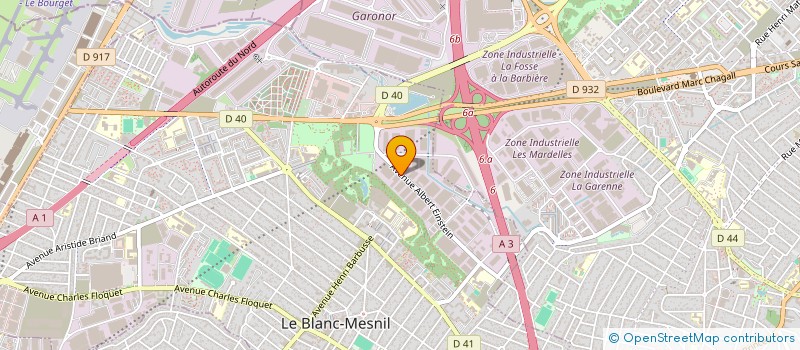 localisation de l'entreprise MONDIAL DISTRIB à LE BLANC-MESNIL