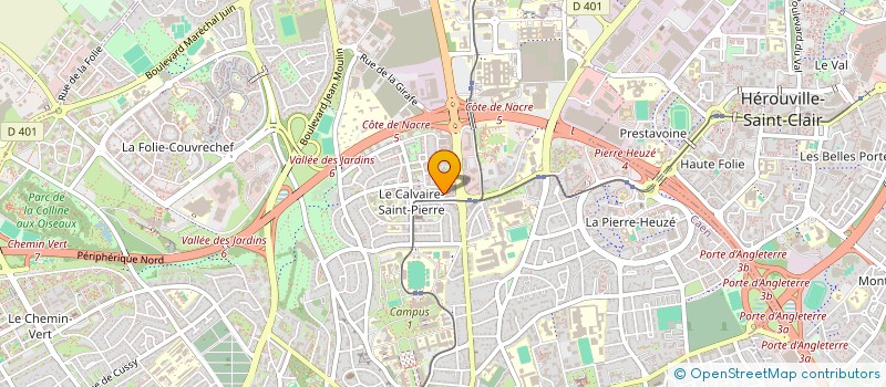localisation de l'entreprise MONDIAL DISTRIBUTION à CAEN