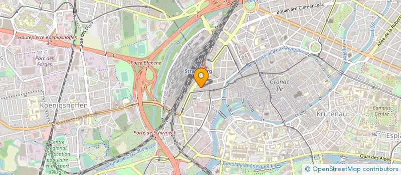 localisation de l'entreprise MONDIAL DISTRIBUTION à STRASBOURG