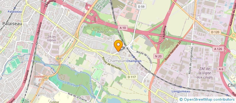 localisation de l'entreprise MONDIAL EMBALLAGES à CHAMPLAN