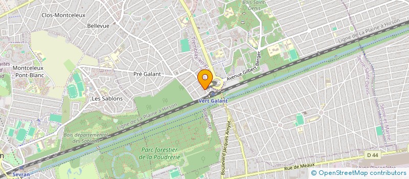 localisation de l'entreprise MONDIAL ENERGY  GAGNY