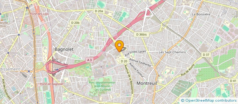 localisation de l'entreprise MONDIAL FOOD DISTRIBUTION  MONTREUIL