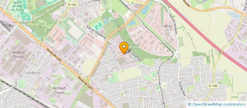 localisation de l'entreprise MONDIAL FRIGO-IFC  SAINT-PRIEST