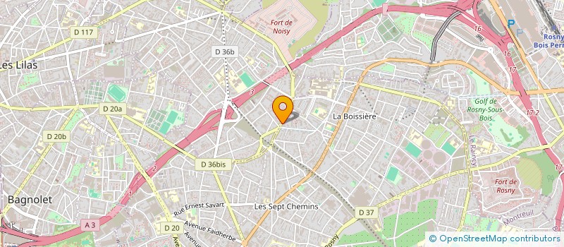 localisation de l'entreprise MONDIAL GOMMAGE à MONTREUIL