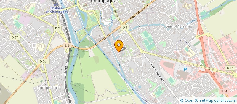 localisation de l'entreprise MONDIAL IMMO  CHALONS-EN-CHAMPAGNE