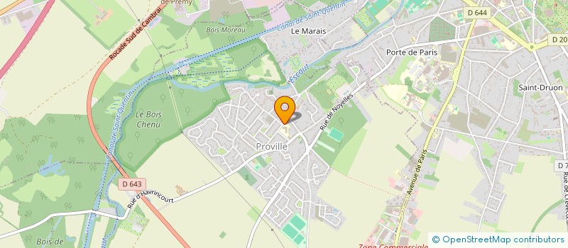 localisation de l'entreprise MONDIAL IMPORT  PROVILLE