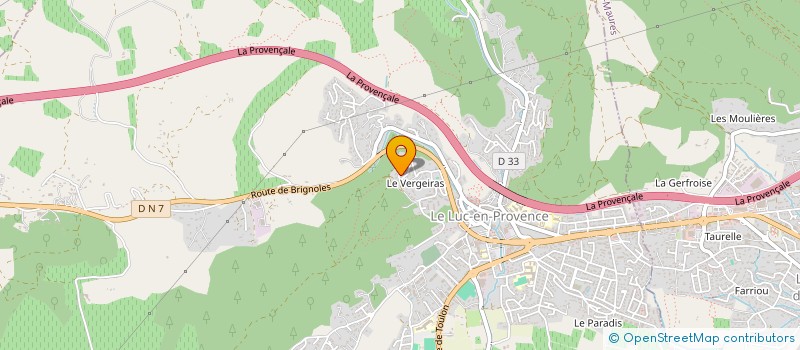 localisation de l'entreprise MONDIAL IMPORT à LE LUC