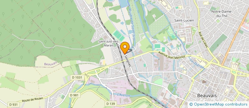 localisation de l'entreprise MONDIAL INTERVENTION  BEAUVAIS