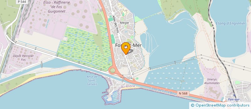 localisation de l'entreprise MONDIAL MARKET 2 à FOS-SUR-MER