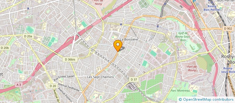 localisation de l'entreprise MONDIAL MARKET à MONTREUIL