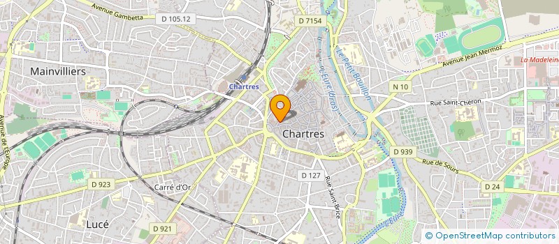 localisation de l'entreprise MONDIAL PAPIER REPRESENTATION à CHARTRES