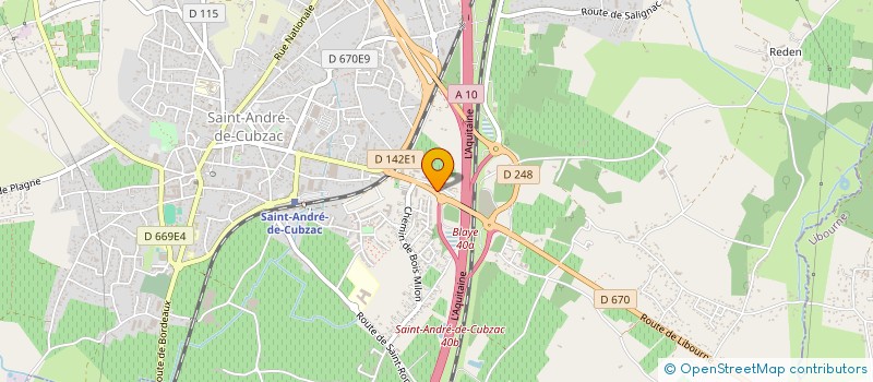 localisation de l'entreprise MONDIAL PHENIX à SAINT-ANDRE-DE-CUBZAC