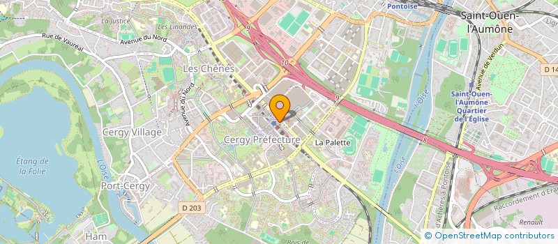 localisation de l'entreprise MONDIAL PHONE  CERGY