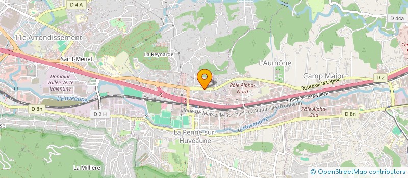 localisation de l'entreprise MONDIAL PREVENTION SECURITE à LA PENNE-SUR-HUVEAUNE