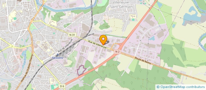 localisation de l'entreprise MONDIAL PROMO  VILLENEUVE ST GERMAIN