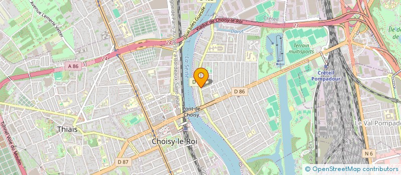 localisation de l'entreprise MONDIAL RENOV  CHOISY-LE-ROI