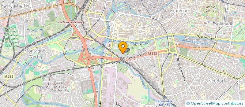 localisation de l'entreprise MONDIAL SELECTION à STRASBOURG
