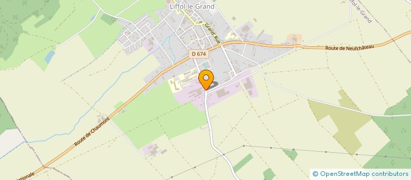 localisation de l'entreprise MONDIAL SIEGES à LIFFOL-LE-GRAND