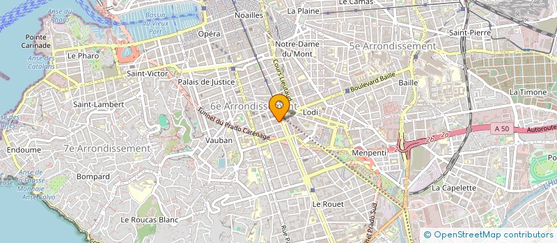 localisation de l'entreprise MONDIAL SPORT  MARSEILLE