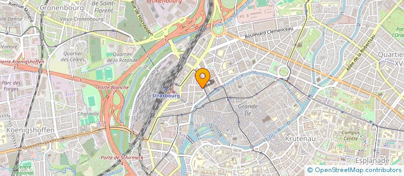 localisation de l'entreprise MONDIAL SPORT à STRASBOURG