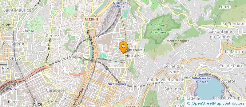 localisation de l'entreprise MONDIAL TACOS YBG  NICE