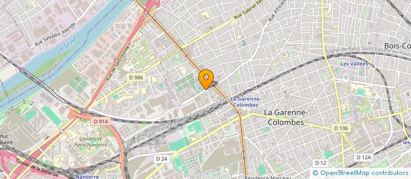 localisation de l'entreprise MONDIAL TOURS SA à COLOMBES