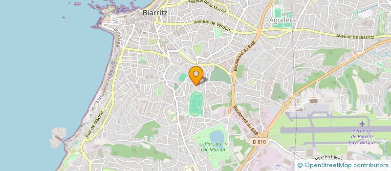 localisation de l'entreprise MONDIAL TRADING  BIARRITZ