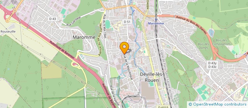 localisation de l'entreprise MONDIAL TRANSIT MULTIMODAL à DEVILLE-LES-ROUEN